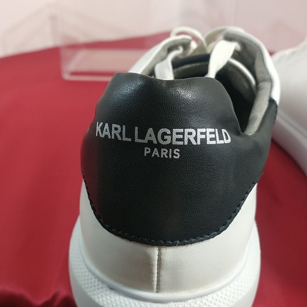 Karl Lagerfeld Mens SZ 13M Paris 3D Karl Head White/Black. - Picture 7 of 11